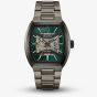 Bulova Mens Maquina Green Skeleton Dial Watch 98A321
