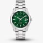 Bulova Mens Surveyor Stainless Steel Green Dial Watch 96B429