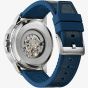 Bulova Mens Marine Star Automatic Blue Skeleton Dial Watch 96A291