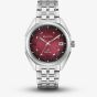 Bulova Mens Jet Star Red Dial Bracelet Watch 96B401