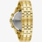 Bulova Mens Classic Gold Tone Chronograph Watch 97B217