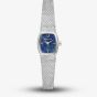 Bulova Ladies Goddess Of Time Stainless Steel Blue Sodalite Dial Watch 96L343