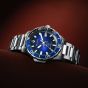 Bulova Mens Marine Star Blue Bracelet Watch 98B466