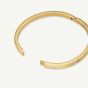 ROSEFIELD Ladies Studio Bangle White Mother of Pearl Golden Bangle Bracelet Watch & Crystal Bangle Gift Set BWGCG-X293