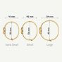 ROSEFIELD Ladies Studio Bangle White Mother of Pearl Golden Bangle Bracelet Watch & Crystal Bangle Gift Set BWGCG-X293