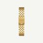 ROSEFIELD Ladies Boxelle White Dial Golden Bracelet Watch & Round Crystals Bracelet Gift Set BWGRC-X283