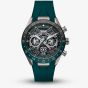 TAG Heuer Mens Carrera Chronograph Extreme Sport Twin Time Green Watch CBU2084.FT6297