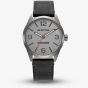 G-STAR Mens Originals Grey Dial Black Leather Strap Watch GSW.503.02