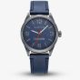 G-STAR Mens Originals Blue Leather Strap Watch GSW.503.04