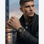 G-STAR Mens Originals Black Leather Strap Watch GSW.504.02