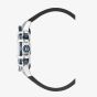 G-STAR Mens Bend3D Blue Dial Black Leather Strap Watch GSW.505.02