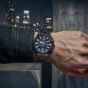 G-STAR Mens Bend3D Blue Dial Black Bracelet Watch GSW.505.05