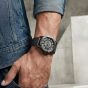 G-STAR Mens Constructed Black Leather Strap Watch GSW.506.02