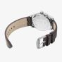 G-STAR Mens Selvedge Grey Dial Brown Leather Strap Watch GSW.507.01