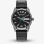 G-STAR Mens Selvedge Black Leather Strap Watch GSW.507.02