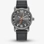 G-STAR Mens Rovic Black Leather Strap Watch GSW.509.02