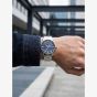 G-STAR Mens Rovic Blue Dial Silver Bracelet Watch GSW.509.05