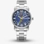 G-STAR Mens Rovic Blue Dial Silver Bracelet Watch GSW.509.05