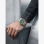 G-STAR Mens Rovic Green Dial Silver Bracelet Watch GSW.509.06