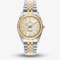 Jacques du Manoir Ladies Inspiration Classic Gold Dial Two-Tone Stainless Steel Bracelet Watch JWG02202