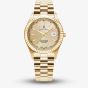 Jacques du Manoir Mens Inspiration Business Gold Dial Stainless Steel Bracelet Watch JWG03002
