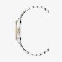 Jacques du Manoir Ladies Inspiration Roman White Mother Of Pearl Dial Two Tone Stainless Steel Bracelet Watch JWL01303