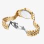 Jacques du Manoir Ladies Inspiration Roman II White Dial Gold Tone Stainless Steel Bracelet Watch JWL01306