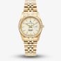 Jacques du Manoir Ladies Inspiration Passion Gold Dial Stainless Steel Bracelet Watch JWL01804