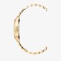 Jacques du Manoir Ladies Inspiration Passion Gold Dial Stainless Steel Bracelet Watch JWL01804
