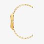 Jacques du Manoir Ladies Horizon Black Dial Gold Tone Stainless Steel Bracelet Watch JWL03604