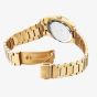 Jacques du Manoir Ladies Horizon Black Dial Gold Tone Stainless Steel Bracelet Watch JWL03604