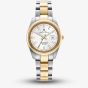 Jacques du Manoir Ladies Allure White Dial Two Tone Stainless Steel Bracelet Watch JWL03804