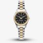 Jacques du Manoir Ladies Inspiration Prime Black Dial Two Tone Bracelet Watch JWL04006