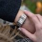 Jacques du Manoir Ladies Emily White Dial Stainless Steel Bracelet Watch JWL04401