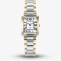 Jacques du Manoir Ladies Emily White Dial Two Tone Bracelet Watch JWL04403