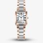 Jacques du Manoir Ladies Emily White Dial Two Tone Bracelet Watch JWL04404