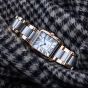 Jacques du Manoir Ladies Emily White Dial Two Tone Bracelet Watch JWL04404