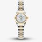 Jacques du Manoir Ladies Mini Inspiration White Mother Of Pearl Dial Two Tone Bracelet Watch JWL05102