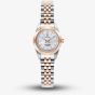 Jacques du Manoir Ladies Mini Inspiration White Mother Of Pearl Dial Two Tone Bracelet Watch JWL05103