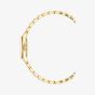 Jacques du Manoir Ladies Mini Inspiration Black Mother Of Pearl Dial Gold Tone Bracelet Watch JWL05104