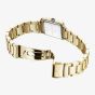 Jacques du Manoir Ladies Emily White Dial Gold Tone Bracelet Watch JWL05502
