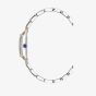 Jacques du Manoir Ladies Emily White Dial Rose Gold Two Tone Bracelet Watch JWL05504