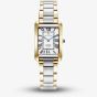 Jacques du Manoir Ladies Emily White Dial Two Tone Bracelet Watch JWL05803
