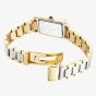 Jacques du Manoir Ladies Emily White Dial Two Tone Bracelet Watch JWL05803