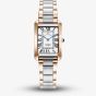 Jacques du Manoir Ladies Emily White Dial Two Tone Bracelet Watch JWL05804