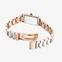 Jacques du Manoir Ladies Emily White Dial Two Tone Bracelet Watch JWL05804