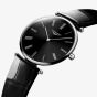 Longines La Grande Classique Black Leather Bracelet Watch L4.866.4.51.2