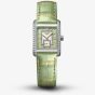Longines Ladies Mini Dolcevita Green Leather Strap Watch L5.200.0.05.2