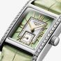 Longines Ladies Mini Dolcevita Green Leather Strap Watch L5.200.0.05.2