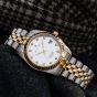 Jacques du Manoir Ladies Inspiration Elegance Silver Dial Two Tone Bracelet Watch NRO.07